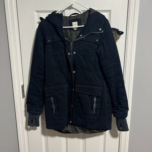 🚨 Last day Fri 🧳 Womens Jacket Faux Fur Detachable Hood Full Zip